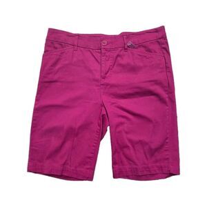 St. John's Bay Bermuda Shorts - Fuchsia/Berry - Size 10